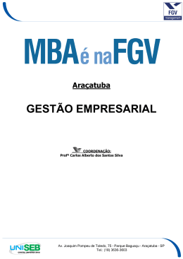 Gest&atilde;o Empresarial 2012