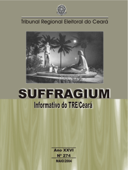 capa_suffragium informativo.cdr - Tribunal Regional Eleitoral do