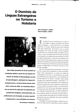 TORKINGTON, K. e PERDIG&Atilde;O, F.