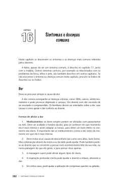 16 Sintomas e doen&ccedil;as comuns
