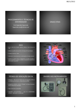 procedimentos e t&eacute;cnicas de enfermagem
