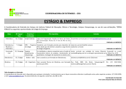 EST&Aacute;GIO & EMPREGO