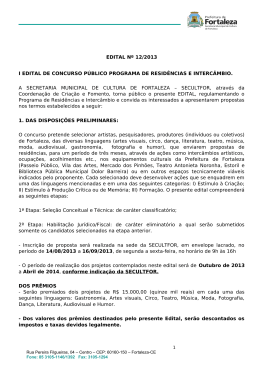 edital n&ordm; 12/2013 i edital de concurso p&uacute;blico programa de