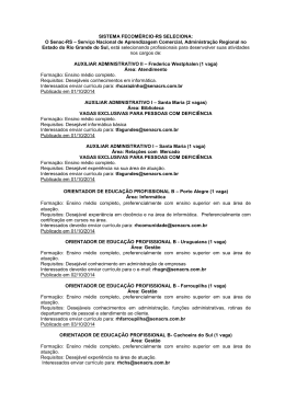 Outubro de 2014 - Senac-RS