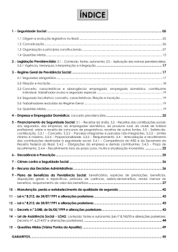 Direito Previdenci&aacute;rio