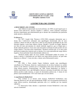A ESTRUTURA DO &Aacute;TOMO