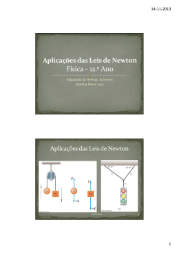 Aplica&ccedil;&otilde;es das Leis de Newton