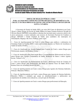 GOVERNO DE SANTA CATARINA Secretaria de Estado da Sa&uacute;de