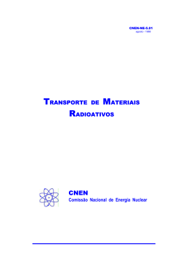 Transporte de Materiais Radioativos / CNEN - NE - 5.01