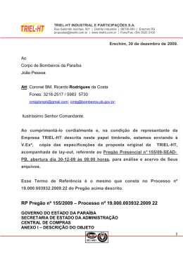 RP Preg&atilde;o n&ordm; 155/2009 &ndash; Processo n&ordm; 19.000.003932.2009 22