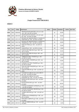Pregao 103-2012 Anexo I - Prefeitura de Afonso Cl&aacute;udio