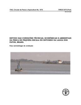 Estudo das Condi&ccedil;&otilde;es T&eacute;cnicas, Econ&ocirc;micas e Ambientais da
