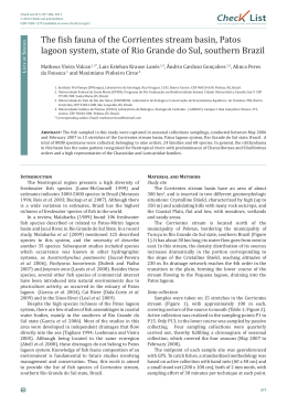 Full PDF - Check List: Journal of Species Lists and Distribution
