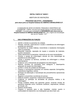 Abertura edital - enfermeiro