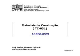 ( TC-031) AGREGADOS - DCC - Universidade Federal do Paran&aacute;