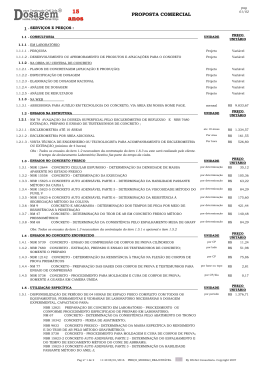 proposta comercial - Dosagem -- Consultoria, Tecnologia, Materiais