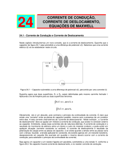 jj 24 corrente de condu&ccedil;&atilde;o, corrente de deslocamento, equa&ccedil;&otilde;es