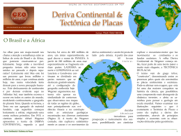 Deriva Continental & Tectônica de Placas