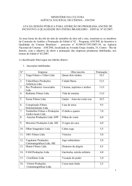 MINISTRIO DA CULTURA - Ministério da Cultura