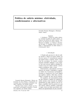 Pol&iacute;tica de sal&aacute;rio m&iacute;nimo