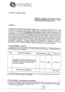 f) sANEsC - Prefeitura de Senador Canedo