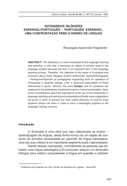 Dicion&aacute;rios Bil&iacute;ng&uuml;es Espanhol/Portugu&ecirc;s