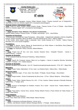 8&ordm; ao 3&ordm; EM - Col&eacute;gio Regina Coeli