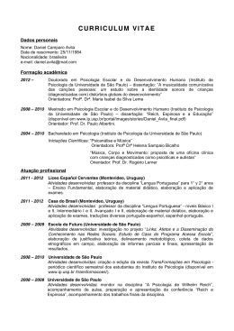 CURRICULUM VITAE