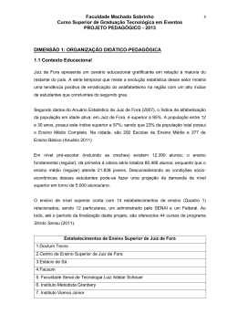 Faculdade Machado Sobrinho Curso Superior de Gradua&ccedil;&atilde;o