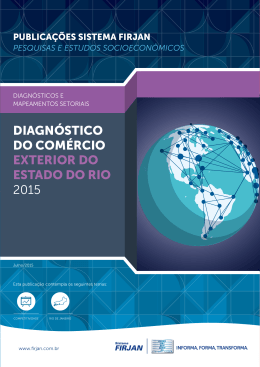 DIAGN&Oacute;STICO DO COm&Eacute;RCIO EXTERIOR DO ESTADO DO RIO