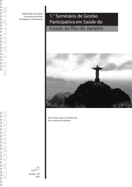 Estado do Rio de Janeiro - Biblioteca Virtual em Saúde