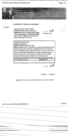 Tribunal de Justiça do Estado do Rio Grande do Sul