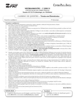 Eletrot&eacute;cnica - Centro Paula Souza