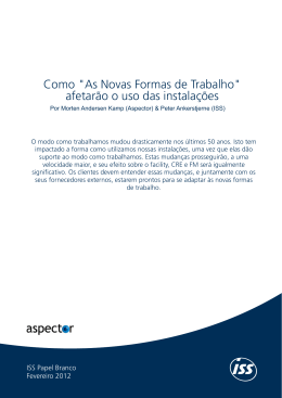 As novas formas de trabalho