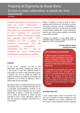 Envolver os nossos colaboradores na redu&ccedil;&atilde;o