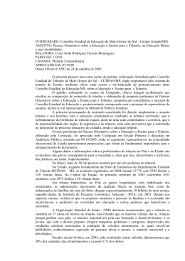 Educa&ccedil;&atilde;o de Tr&acirc;nsito - Detran-MS