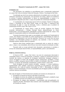 Este documento visa estabelecer procedimentos para a