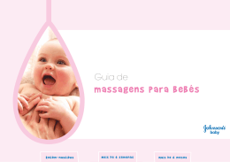 o nosso Guia de massagens para bebés