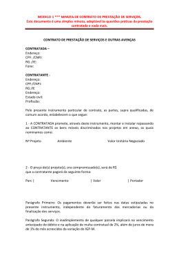 MODELO 1 *** MINUTA DE CONTRATO DE