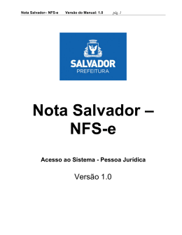 Manual - Nota Salvador