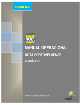 do Manual Operacional Nota