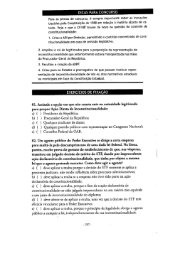 EXERC&Iacute;CIOS DE FIXA&Ccedil;&Atilde;O