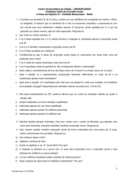 Exercicios de Fixa&ccedil;&atilde;o para A1
