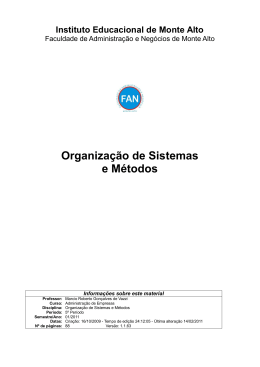 Exerc&iacute;cio de Fixa&ccedil;&atilde;o - Prof. Marcio RG de Vazzi