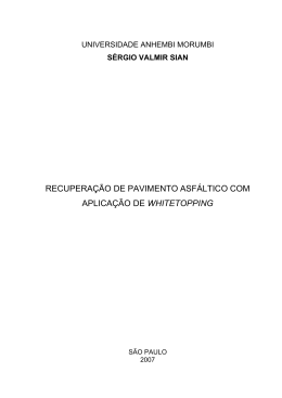 recupera&ccedil;&atilde;o de pavimento asf&aacute;ltico com aplica&ccedil;&atilde;o de whitetopping