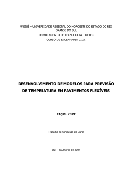 desenvolvimento de modelos para previs&atilde;o de temperatura