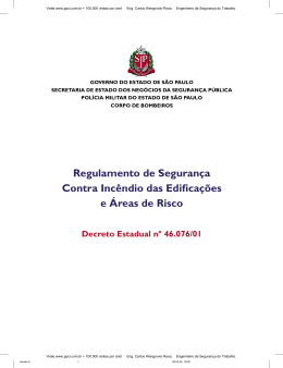 Decreto Estadual 46076 de 2001.