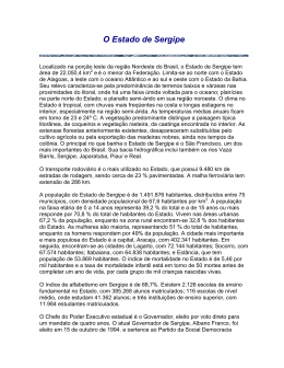 O Estado de Sergipe