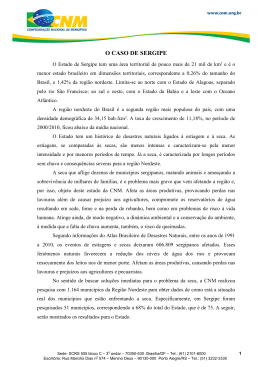 Estudo Sergipe