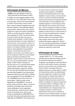 Informa&ccedil;&atilde;o de Marcas Informa&ccedil;&atilde;o de C&oacute;pia